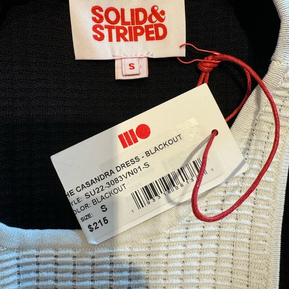 The Cassandra Dress in Blackout - Solid & Striped - Picture 3 of 3